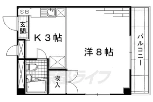 ジュネス大江【201号室】の間取り