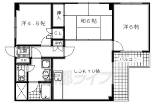 フロイデ大久保【4階】の間取り