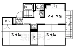 パレーシャル柳田【201号室】の間取り