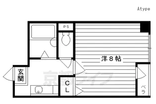 マースリヴィエール【301号室】の間取り