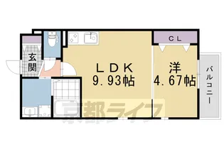 KTIレジデンス淀【2階】の間取り