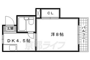 メゾンヴェール21【301号室】の間取り