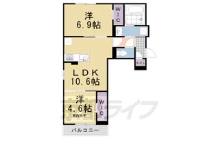 Gesund桂【3階】の間取り
