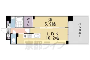 THE RESIDENCE 文化庁前【1階】の間取り