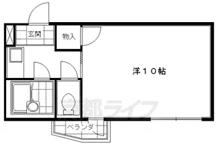 メゾン・ド・ヴァルチェ【3F号室】の間取り