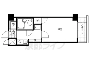 ホーユウコンフォルト京都伏見【308号室】の間取り