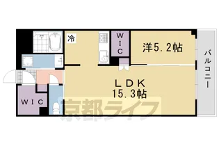 オリオン桂【5階】の間取り