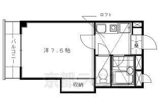 フォーブル深草【305号室】の間取り