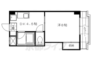 ハイツ北芳【2C号室】の間取り
