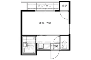 メゾン・グリンピア【4-D号室】の間取り