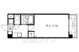 メゾン・チェリー【4-G号室】の間取り