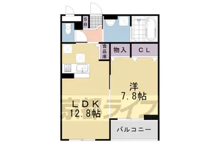 ヴォワ ラクテ【204号室】の間取り