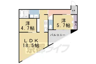 AYM下鴨【301号室】の間取り