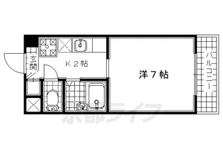 ハピネス壱番館【2階】の間取り