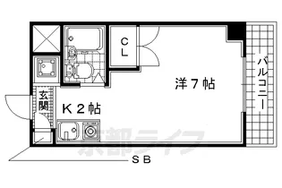コリンノルド【E24号室】の間取り