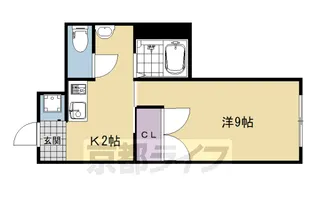 京都府宇治市小倉町【マンション】の間取り