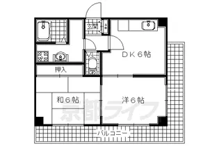 京都府宇治市槇島町【マンション】の間取り