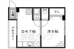 神泉ハイツ【302号室】の間取り