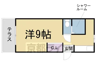 ハイツパープル【1階】の間取り