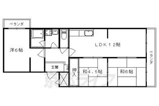 シャルム醍醐【30F号室】の間取り