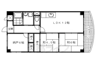 コンフォール【5-A号室】の間取り