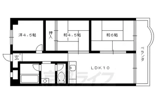 メゾン山幸【0702号室】の間取り