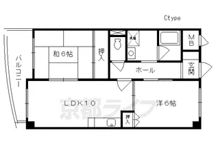 メゾン・パサージュ【203号室】の間取り