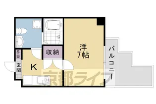 Nシャンブル【3階】の間取り