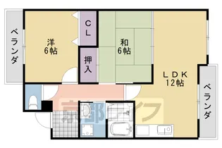アーバニティー桂【2階】の間取り