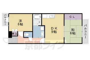 第10長栄アビタシオン清水【205号室】の間取り