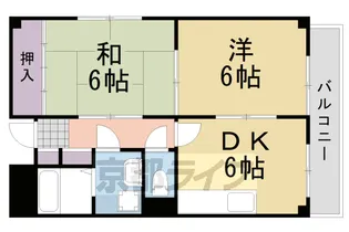アペルタス【202号室】の間取り