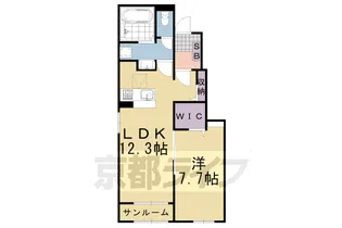 アルディエンテ栄町【1階】の間取り