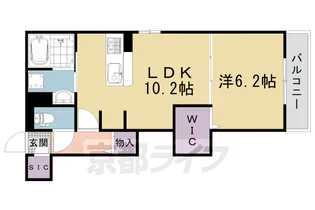 ディル西京極【2階】の間取り