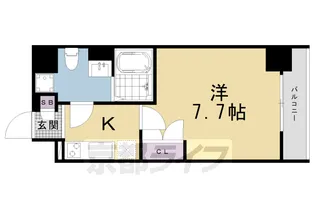 ザ・パークレジデンス京都駅前【5階】の間取り