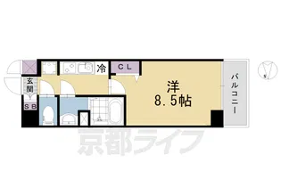 SOL CREST TAPP 伏見【5階】の間取り