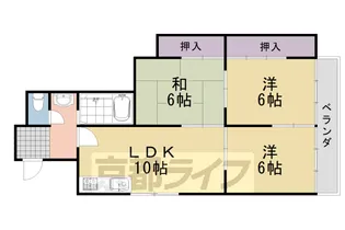 ハイツエリーPart2【2階】の間取り