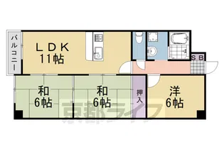 エルフィン井上【303号室】の間取り