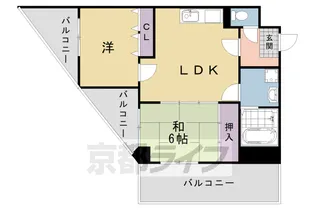 エレスパ24【401号室】の間取り