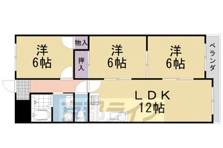 エントピア桂【303号室】の間取り