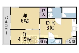 リノスティ京都沓掛【4階】の間取り