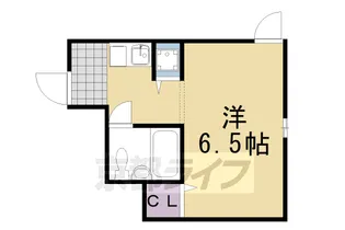 スタジオーネ桂【303号室】の間取り