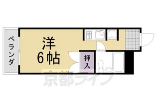 スペリオン桂【304号室】の間取り