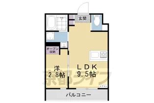 Pace【105号室】の間取り