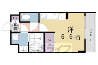 アドバンス京都レイズ【4階】の間取り