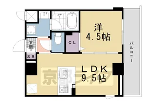 Sha Maison御幸町御池【902号室】の間取り