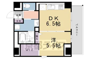 Sha Maison御幸町御池【605号室】の間取り