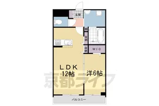 フルール アムール【1階】の間取り