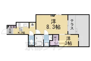 アビアント【1階】の間取り