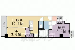 「アリアント京都」【2階】の間取り