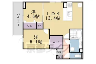 D−residence東寺【3階】の間取り